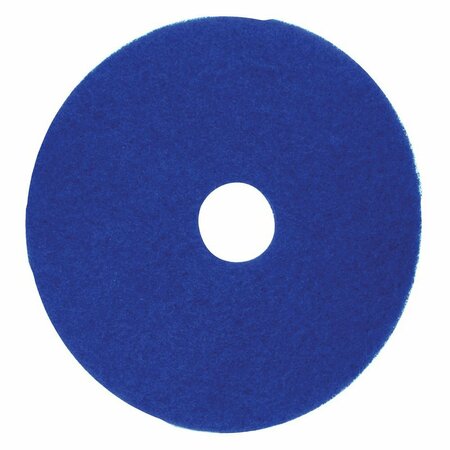 NORTH AMERICAN PAPER Cleaning Pad, 17 In Arbor, Blue 420314
